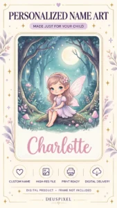 01-personalized-fairy-name-art-charlotte-wall-print
