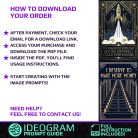 Art Deco Money Affirmation Cards Ideogram Prompt (3)