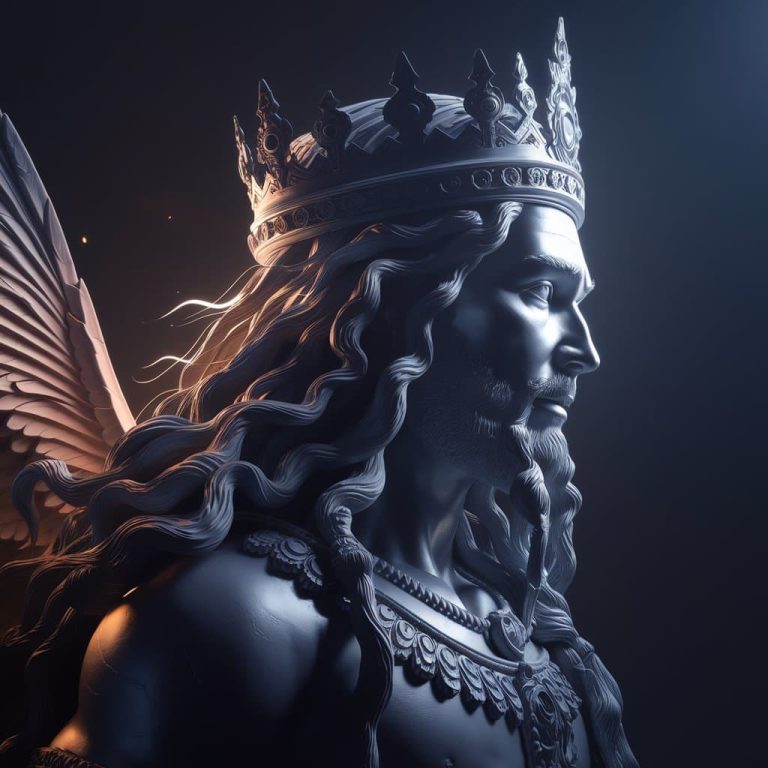 The Illuminated Silhouette of the Northern Tribes’ God