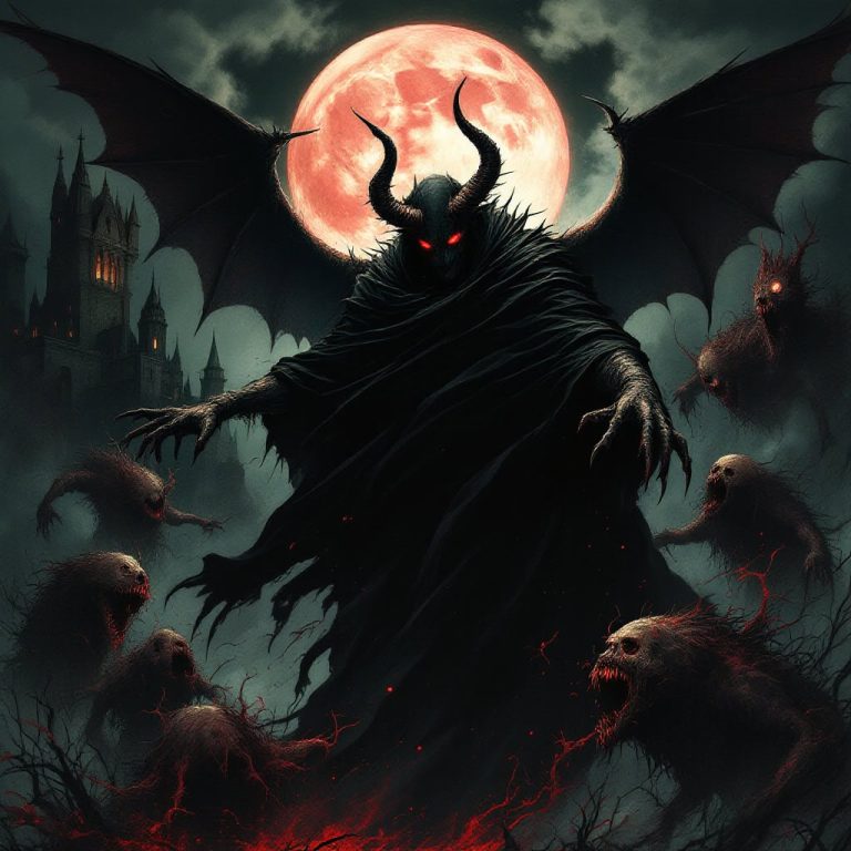 Gothic Portrait of Satan, Prince of Darkness