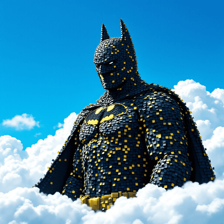 Batman Reimagined: A Colossal Post-It Note Art Masterpiece