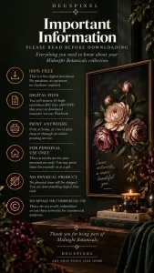 Midnight Botanicals free download personal use information