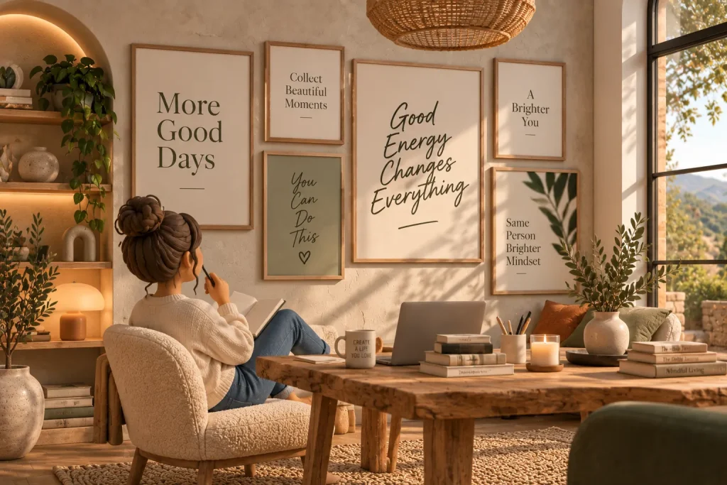 Typography and quote printable wall art